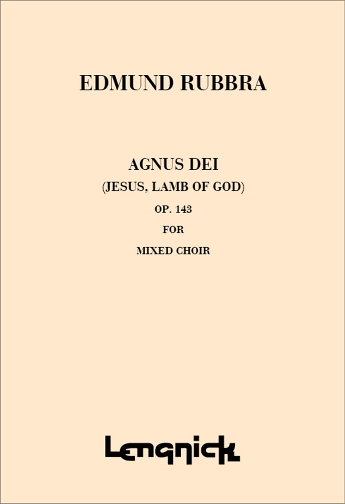 Agnus Dei Opus 143